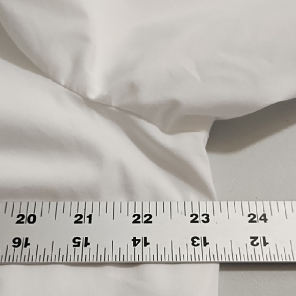 Liz Claiborne Eyelet Detailed Blouse Crisp Cool Top Cotton Blend Bell Sleeves - Picture 7 of 12